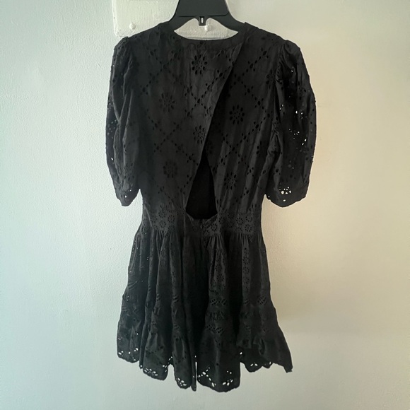 Maje black babydoll dress - Picture 5 of 7